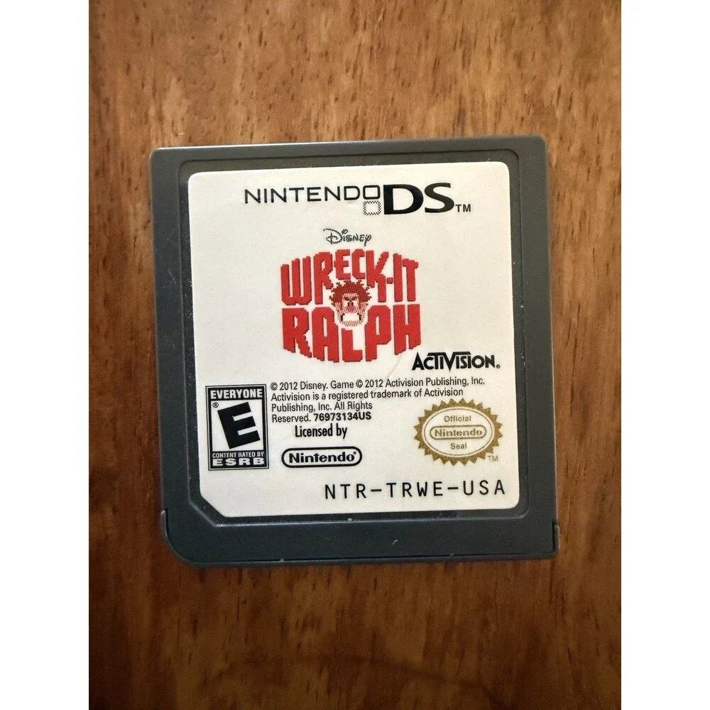 ⭐Activision‎ Disney Wreck-It Ralph (Nintendo DS 2012) Game Cartridge Only
